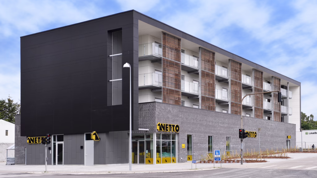 netto med boliger i værløse