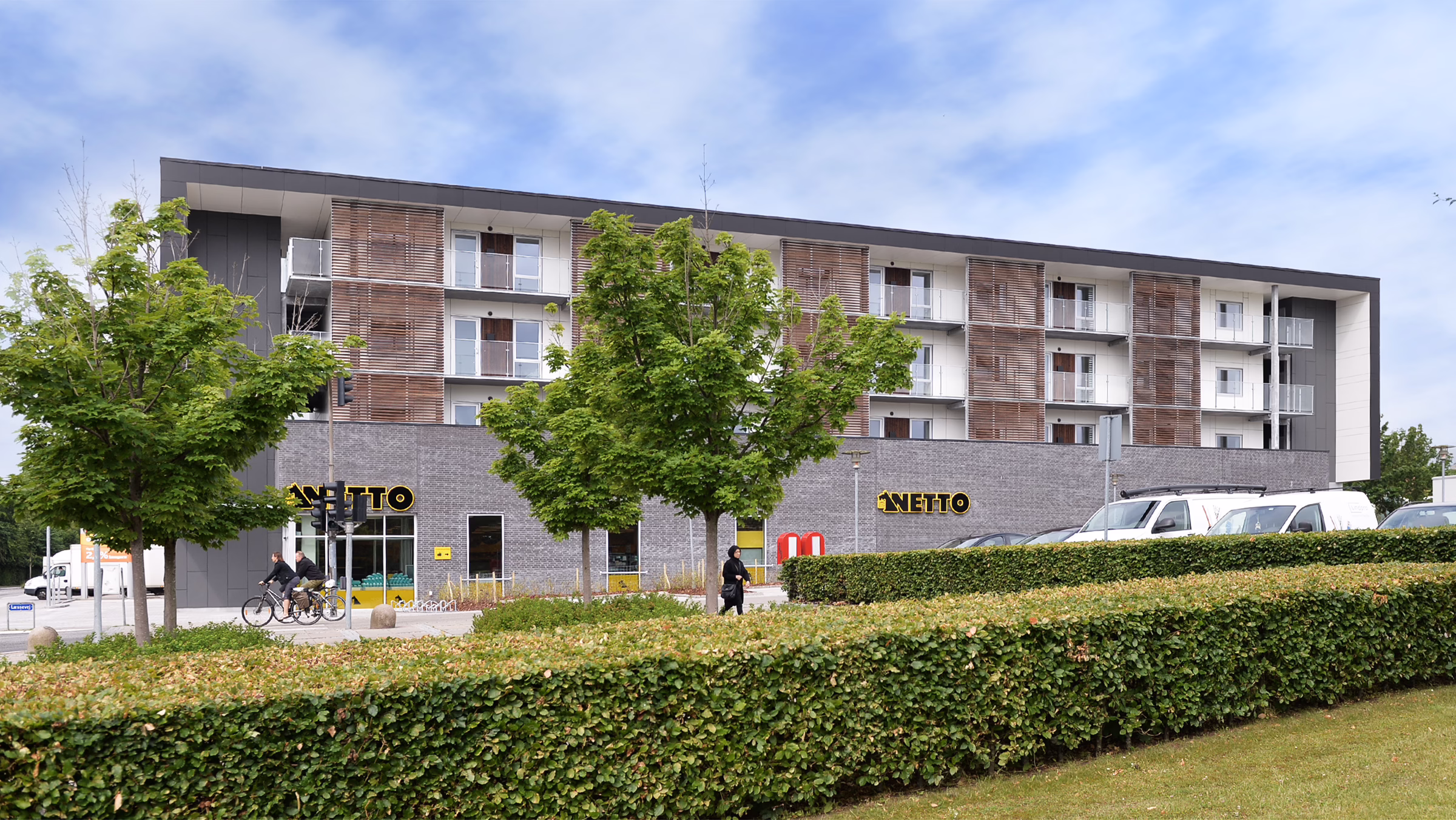 netto med boliger i værløse